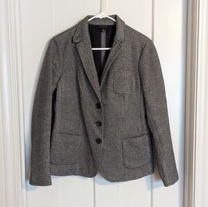 Talbots Grey Wool Blend Blazer sz 10